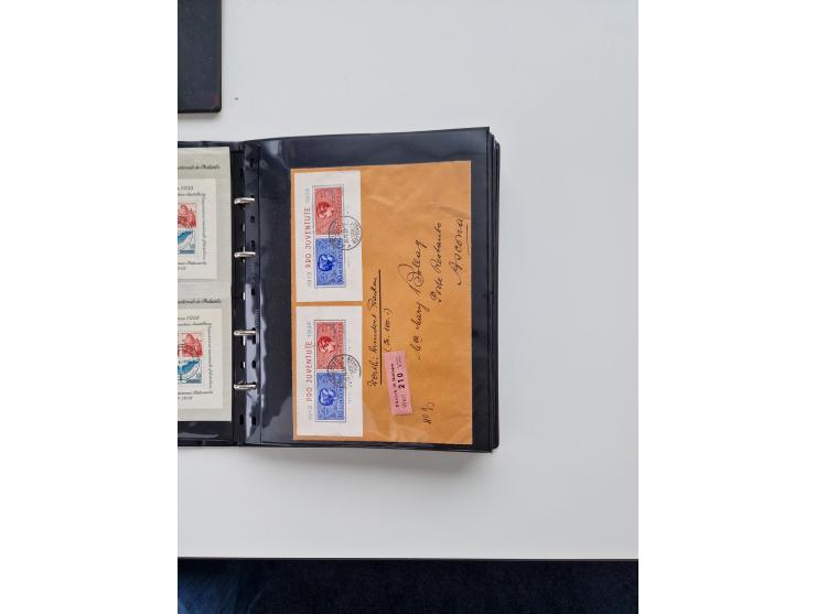 1934/2008, phantastisch schöne Blocksammlung mit über 520 Briefen, dabei viele R- und Eilbriefe, Zensuren, Sonderstempel sowi