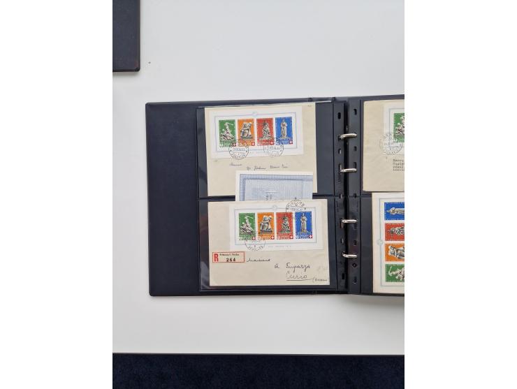 1934/2008, phantastisch schöne Blocksammlung mit über 520 Briefen, dabei viele R- und Eilbriefe, Zensuren, Sonderstempel sowi