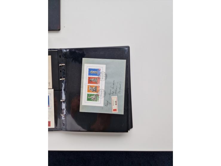 1934/2008, phantastisch schöne Blocksammlung mit über 520 Briefen, dabei viele R- und Eilbriefe, Zensuren, Sonderstempel sowi