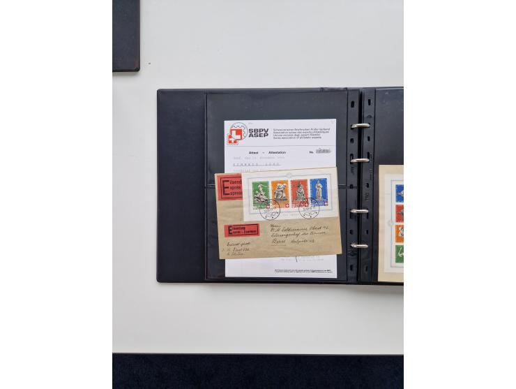 1934/2008, phantastisch schöne Blocksammlung mit über 520 Briefen, dabei viele R- und Eilbriefe, Zensuren, Sonderstempel sowi