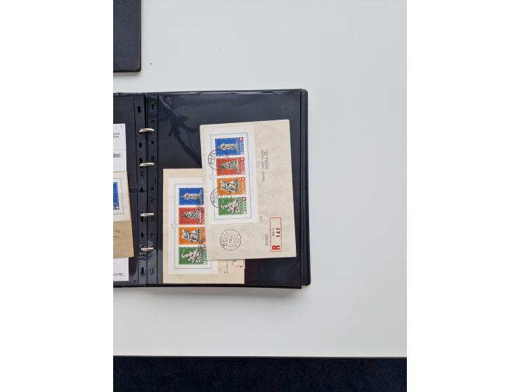 1934/2008, phantastisch schöne Blocksammlung mit über 520 Briefen, dabei viele R- und Eilbriefe, Zensuren, Sonderstempel sowi