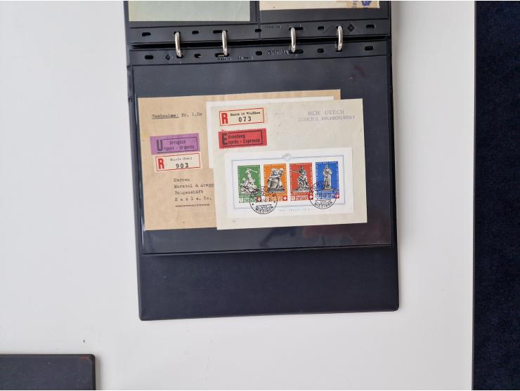 1934/2008, phantastisch schöne Blocksammlung mit über 520 Briefen, dabei viele R- und Eilbriefe, Zensuren, Sonderstempel sowi