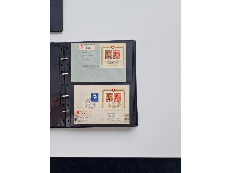 1934/2008, phantastisch schöne Blocksammlung mit über 520 Briefen, dabei viele R- und Eilbriefe, Zensuren, Sonderstempel sowi