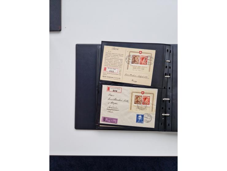 1934/2008, phantastisch schöne Blocksammlung mit über 520 Briefen, dabei viele R- und Eilbriefe, Zensuren, Sonderstempel sowi