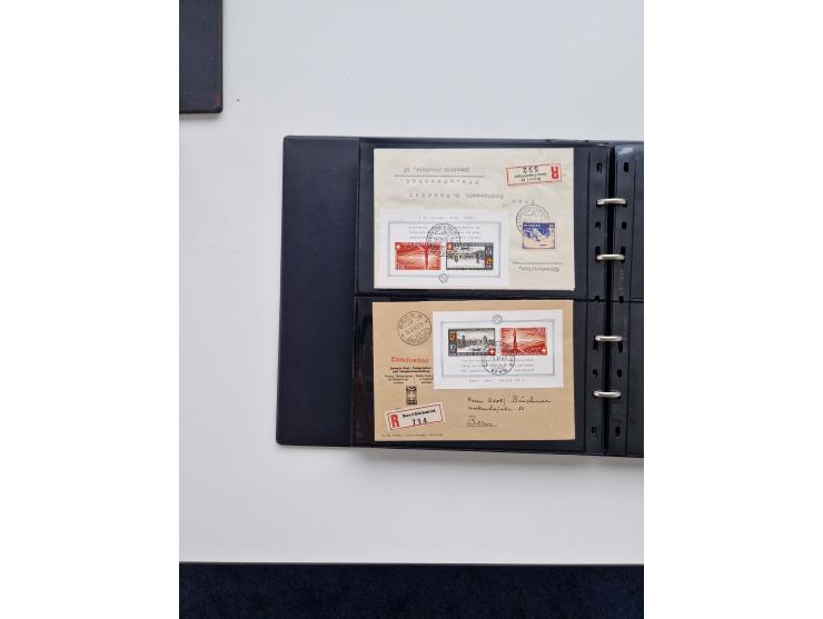 1934/2008, phantastisch schöne Blocksammlung mit über 520 Briefen, dabei viele R- und Eilbriefe, Zensuren, Sonderstempel sowi