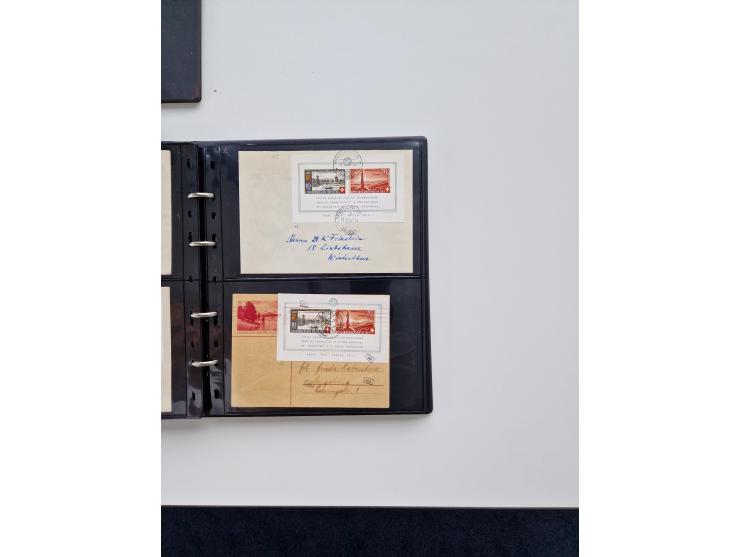 1934/2008, phantastisch schöne Blocksammlung mit über 520 Briefen, dabei viele R- und Eilbriefe, Zensuren, Sonderstempel sowi