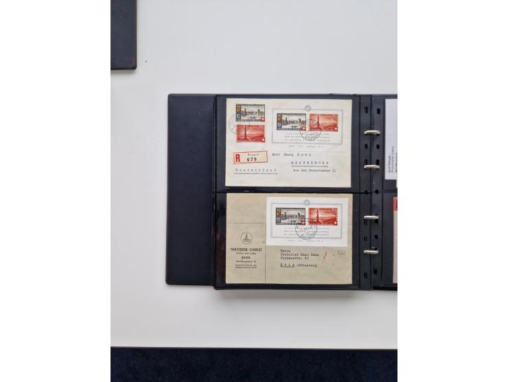 1934/2008, phantastisch schöne Blocksammlung mit über 520 Briefen, dabei viele R- und Eilbriefe, Zensuren, Sonderstempel sowi