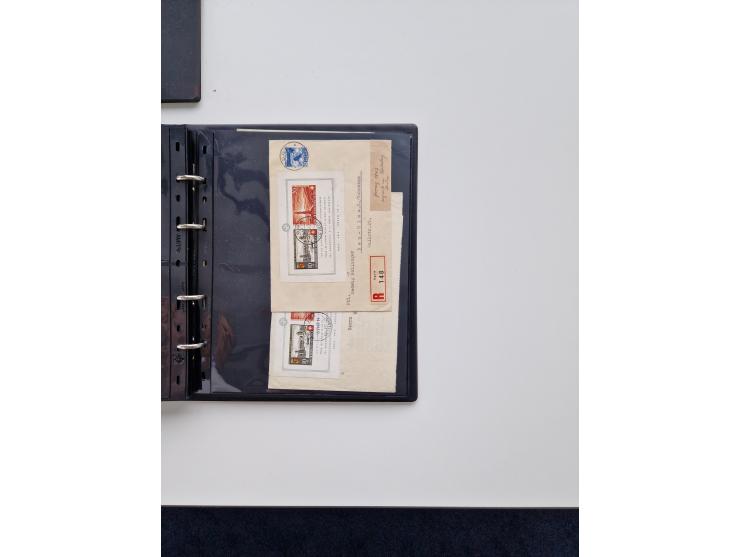 1934/2008, phantastisch schöne Blocksammlung mit über 520 Briefen, dabei viele R- und Eilbriefe, Zensuren, Sonderstempel sowi