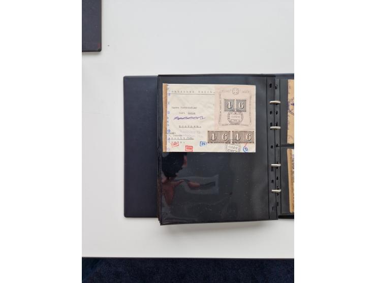 1934/2008, phantastisch schöne Blocksammlung mit über 520 Briefen, dabei viele R- und Eilbriefe, Zensuren, Sonderstempel sowi