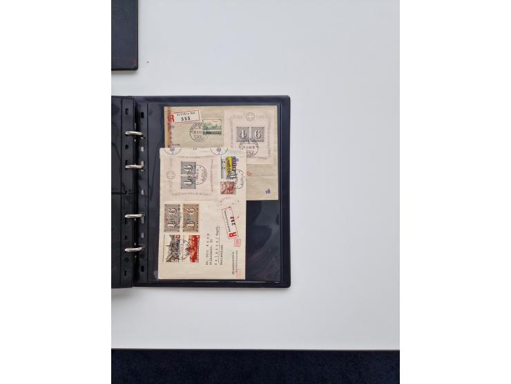 1934/2008, phantastisch schöne Blocksammlung mit über 520 Briefen, dabei viele R- und Eilbriefe, Zensuren, Sonderstempel sowi