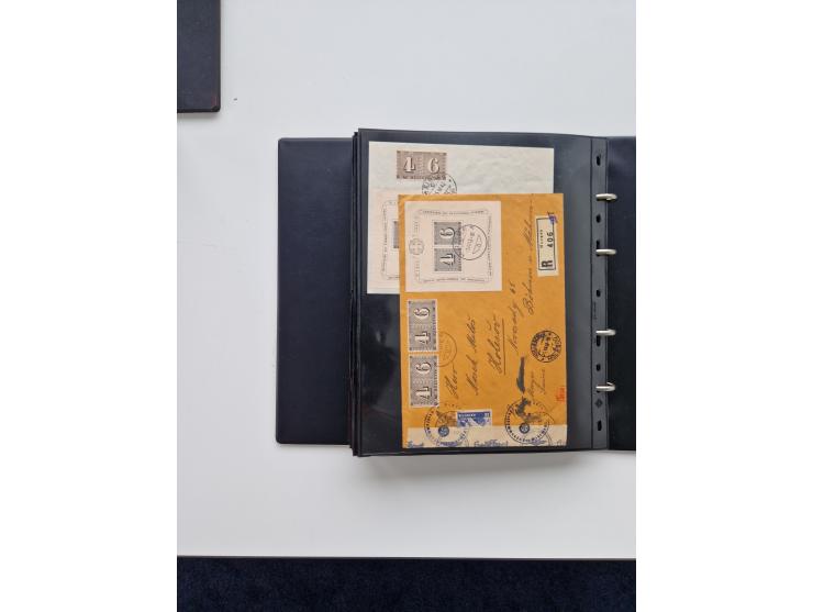 1934/2008, phantastisch schöne Blocksammlung mit über 520 Briefen, dabei viele R- und Eilbriefe, Zensuren, Sonderstempel sowi