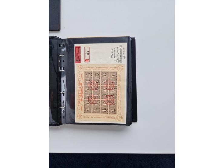 1934/2008, phantastisch schöne Blocksammlung mit über 520 Briefen, dabei viele R- und Eilbriefe, Zensuren, Sonderstempel sowi