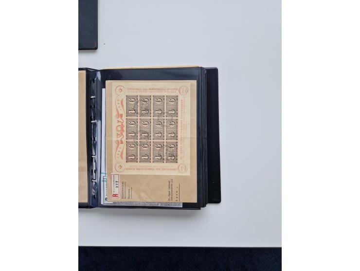 1934/2008, phantastisch schöne Blocksammlung mit über 520 Briefen, dabei viele R- und Eilbriefe, Zensuren, Sonderstempel sowi