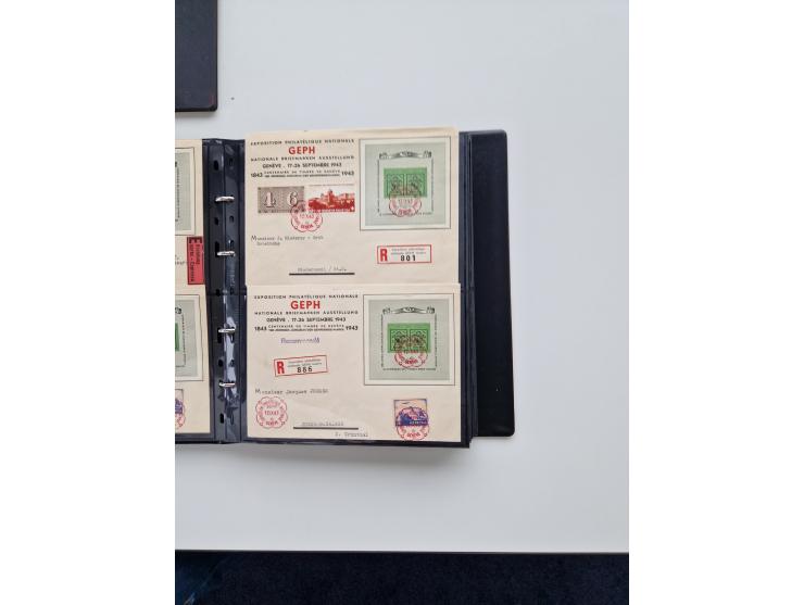 1934/2008, phantastisch schöne Blocksammlung mit über 520 Briefen, dabei viele R- und Eilbriefe, Zensuren, Sonderstempel sowi