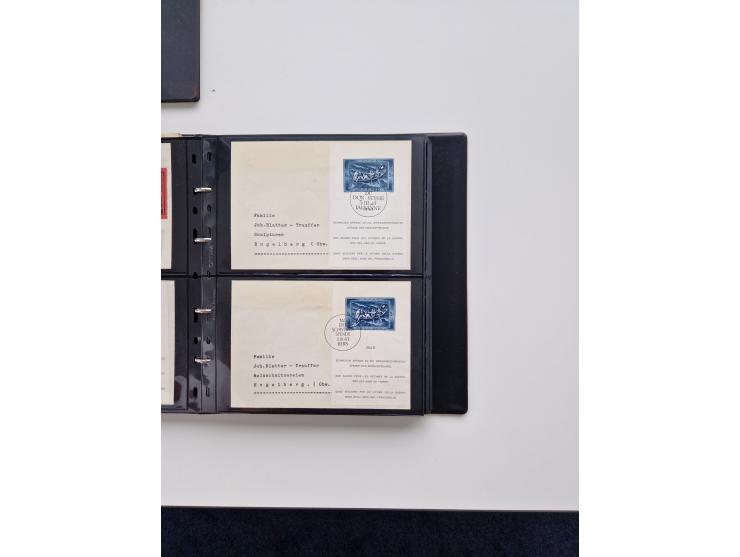 1934/2008, phantastisch schöne Blocksammlung mit über 520 Briefen, dabei viele R- und Eilbriefe, Zensuren, Sonderstempel sowi