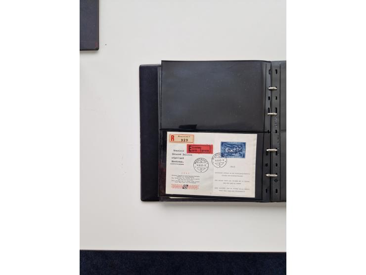 1934/2008, phantastisch schöne Blocksammlung mit über 520 Briefen, dabei viele R- und Eilbriefe, Zensuren, Sonderstempel sowi