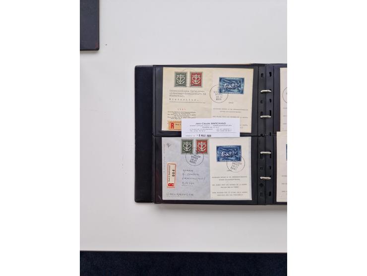 1934/2008, phantastisch schöne Blocksammlung mit über 520 Briefen, dabei viele R- und Eilbriefe, Zensuren, Sonderstempel sowi