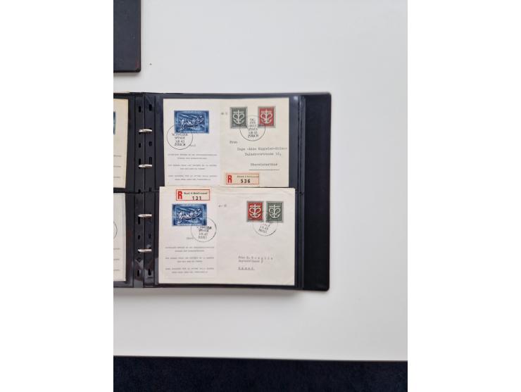 1934/2008, phantastisch schöne Blocksammlung mit über 520 Briefen, dabei viele R- und Eilbriefe, Zensuren, Sonderstempel sowi