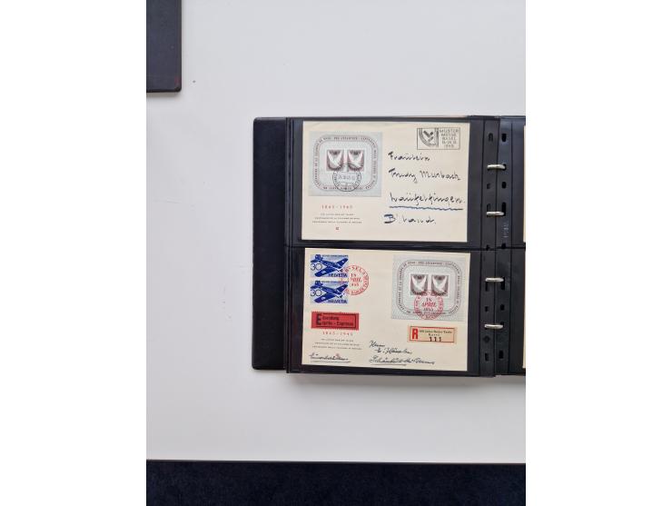 1934/2008, phantastisch schöne Blocksammlung mit über 520 Briefen, dabei viele R- und Eilbriefe, Zensuren, Sonderstempel sowi