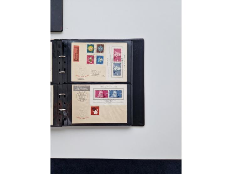 1934/2008, phantastisch schöne Blocksammlung mit über 520 Briefen, dabei viele R- und Eilbriefe, Zensuren, Sonderstempel sowi