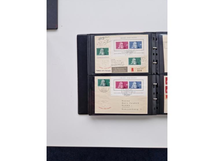 1934/2008, phantastisch schöne Blocksammlung mit über 520 Briefen, dabei viele R- und Eilbriefe, Zensuren, Sonderstempel sowi