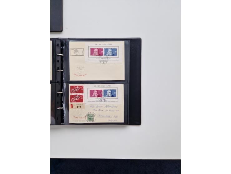 1934/2008, phantastisch schöne Blocksammlung mit über 520 Briefen, dabei viele R- und Eilbriefe, Zensuren, Sonderstempel sowi