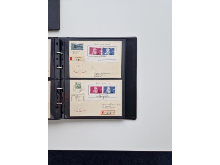 1934/2008, phantastisch schöne Blocksammlung mit über 520 Briefen, dabei viele R- und Eilbriefe, Zensuren, Sonderstempel sowi