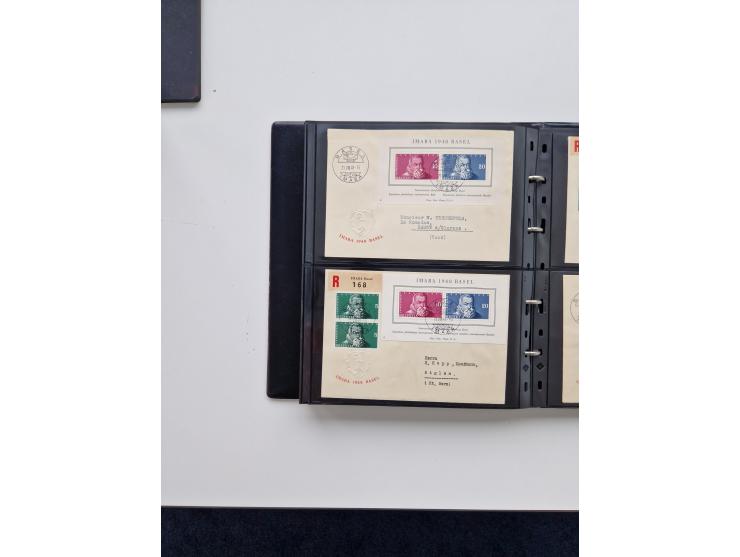 1934/2008, phantastisch schöne Blocksammlung mit über 520 Briefen, dabei viele R- und Eilbriefe, Zensuren, Sonderstempel sowi