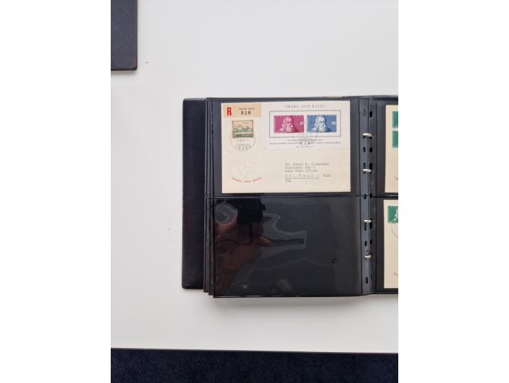 1934/2008, phantastisch schöne Blocksammlung mit über 520 Briefen, dabei viele R- und Eilbriefe, Zensuren, Sonderstempel sowi