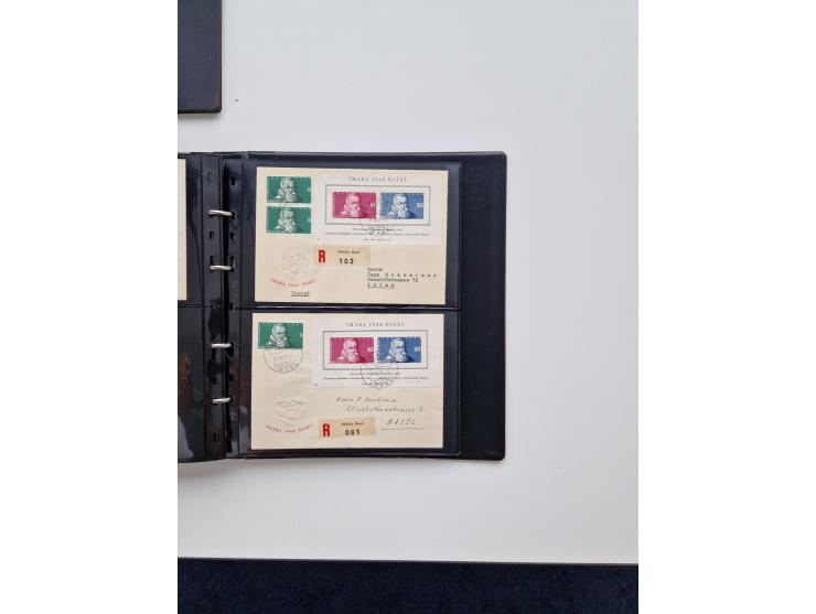 1934/2008, phantastisch schöne Blocksammlung mit über 520 Briefen, dabei viele R- und Eilbriefe, Zensuren, Sonderstempel sowi