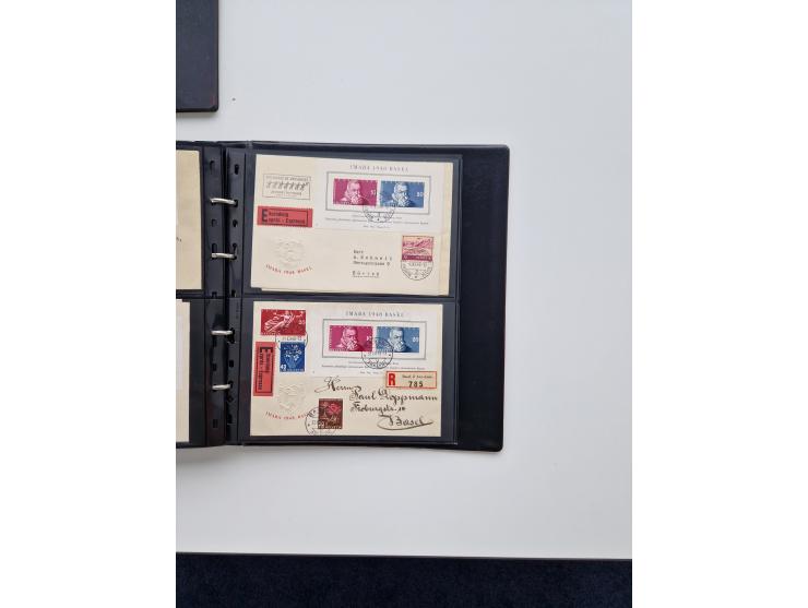 1934/2008, phantastisch schöne Blocksammlung mit über 520 Briefen, dabei viele R- und Eilbriefe, Zensuren, Sonderstempel sowi