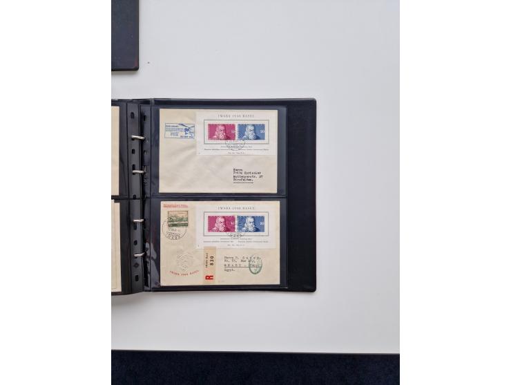 1934/2008, phantastisch schöne Blocksammlung mit über 520 Briefen, dabei viele R- und Eilbriefe, Zensuren, Sonderstempel sowi