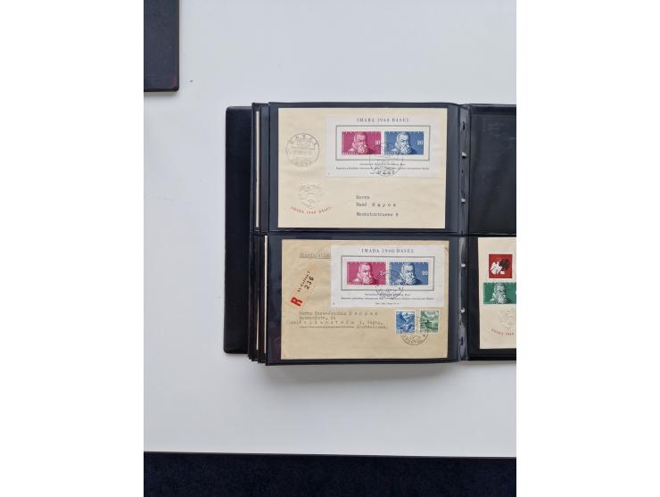 1934/2008, phantastisch schöne Blocksammlung mit über 520 Briefen, dabei viele R- und Eilbriefe, Zensuren, Sonderstempel sowi