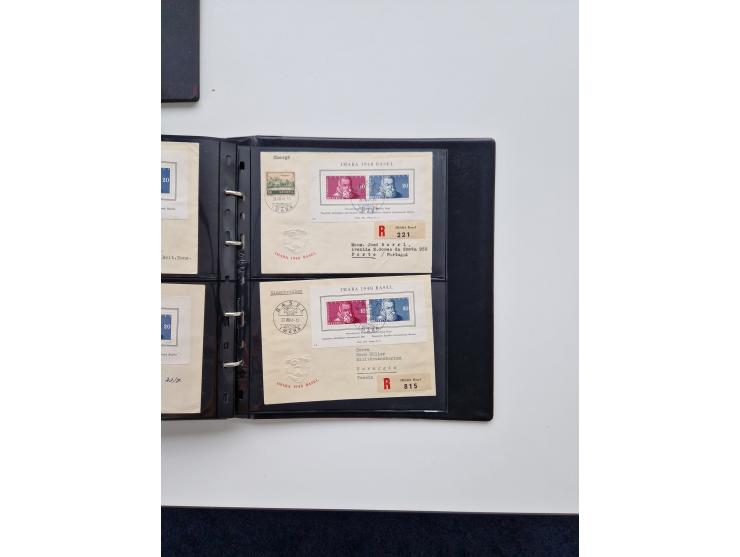 1934/2008, phantastisch schöne Blocksammlung mit über 520 Briefen, dabei viele R- und Eilbriefe, Zensuren, Sonderstempel sowi