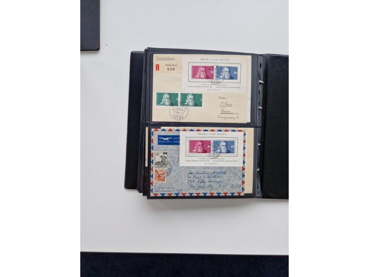 1934/2008, phantastisch schöne Blocksammlung mit über 520 Briefen, dabei viele R- und Eilbriefe, Zensuren, Sonderstempel sowi