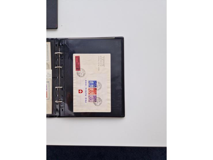 1934/2008, phantastisch schöne Blocksammlung mit über 520 Briefen, dabei viele R- und Eilbriefe, Zensuren, Sonderstempel sowi