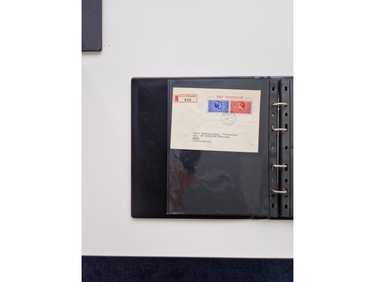 1934/2008, phantastisch schöne Blocksammlung mit über 520 Briefen, dabei viele R- und Eilbriefe, Zensuren, Sonderstempel sowi