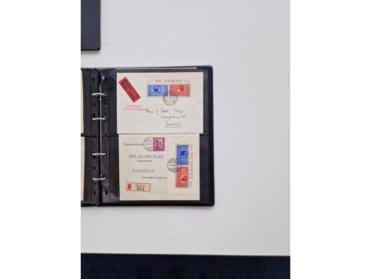 1934/2008, phantastisch schöne Blocksammlung mit über 520 Briefen, dabei viele R- und Eilbriefe, Zensuren, Sonderstempel sowi