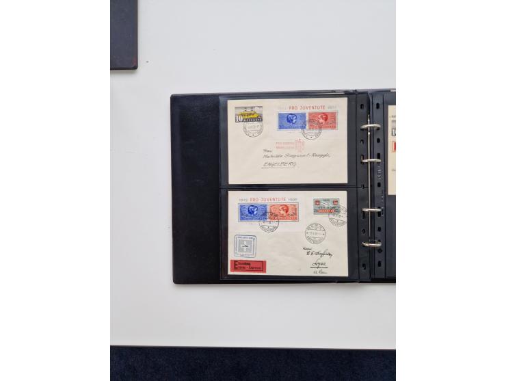 1934/2008, phantastisch schöne Blocksammlung mit über 520 Briefen, dabei viele R- und Eilbriefe, Zensuren, Sonderstempel sowi