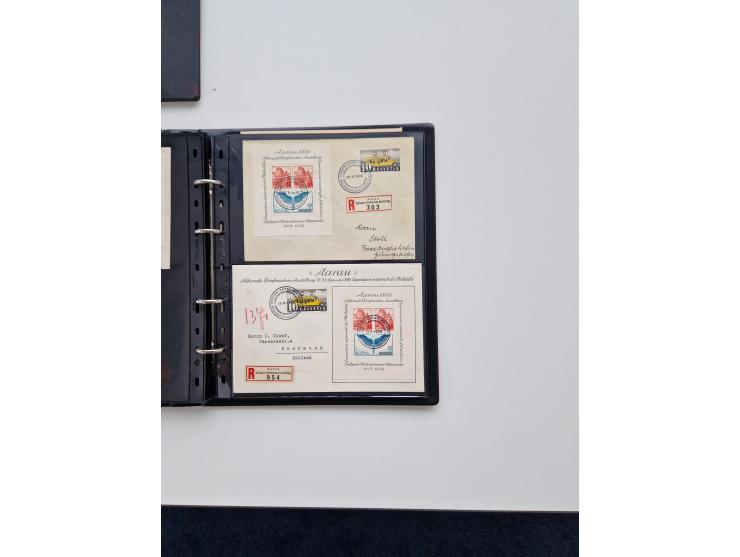 1934/2008, phantastisch schöne Blocksammlung mit über 520 Briefen, dabei viele R- und Eilbriefe, Zensuren, Sonderstempel sowi