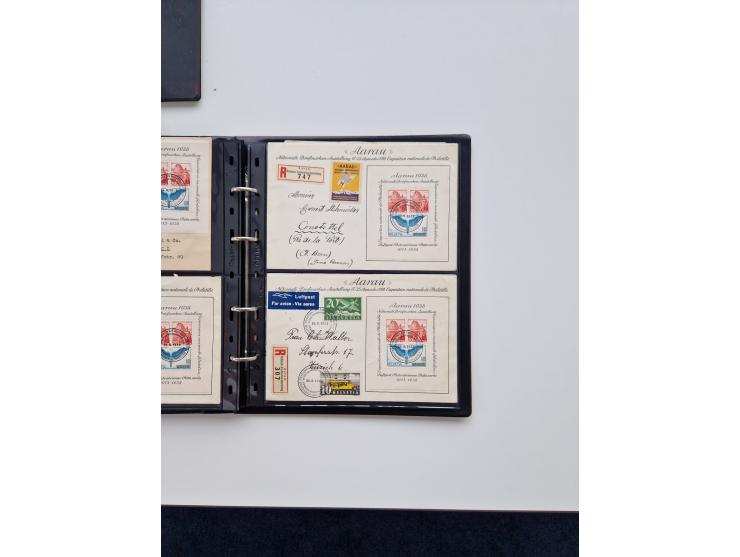 1934/2008, phantastisch schöne Blocksammlung mit über 520 Briefen, dabei viele R- und Eilbriefe, Zensuren, Sonderstempel sowi