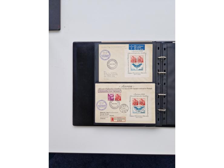 1934/2008, phantastisch schöne Blocksammlung mit über 520 Briefen, dabei viele R- und Eilbriefe, Zensuren, Sonderstempel sowi