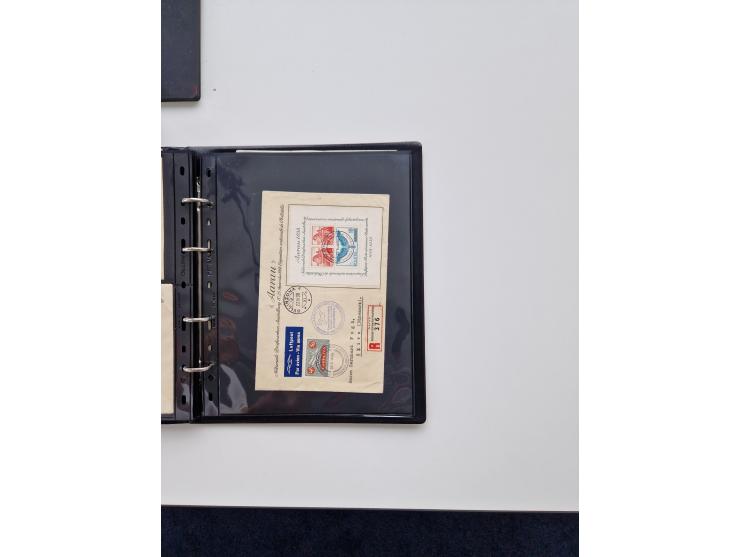 1934/2008, phantastisch schöne Blocksammlung mit über 520 Briefen, dabei viele R- und Eilbriefe, Zensuren, Sonderstempel sowi