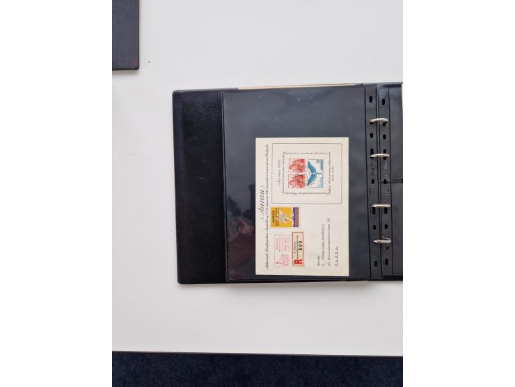 1934/2008, phantastisch schöne Blocksammlung mit über 520 Briefen, dabei viele R- und Eilbriefe, Zensuren, Sonderstempel sowi