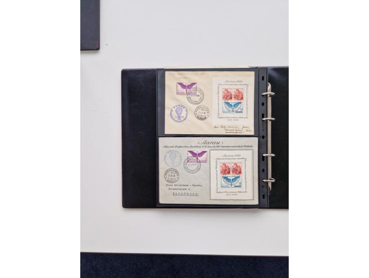 1934/2008, phantastisch schöne Blocksammlung mit über 520 Briefen, dabei viele R- und Eilbriefe, Zensuren, Sonderstempel sowi