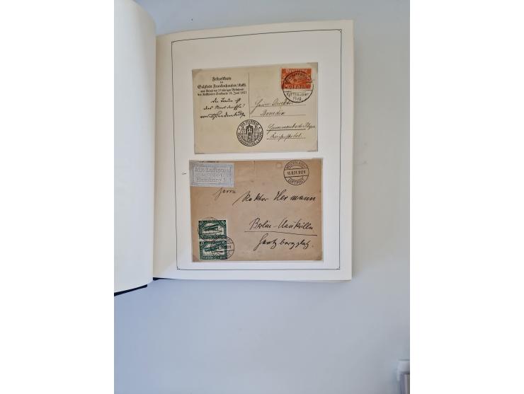 1912/60, interessante Sammlung inkl. Luftpost und etwas Ausland, dabei bessere Frankaturen, interessante Stempel und weiteren