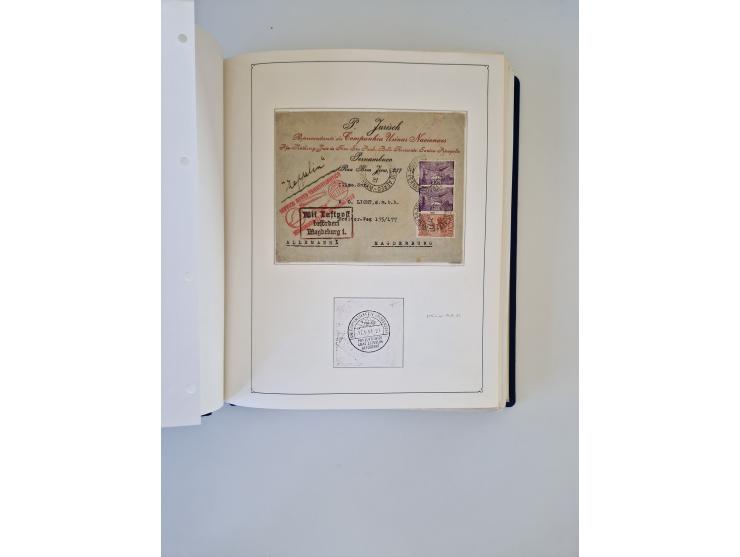 1912/60, interessante Sammlung inkl. Luftpost und etwas Ausland, dabei bessere Frankaturen, interessante Stempel und weiteren