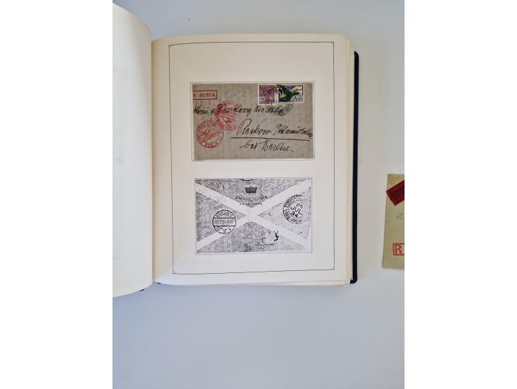 1912/60, interessante Sammlung inkl. Luftpost und etwas Ausland, dabei bessere Frankaturen, interessante Stempel und weiteren