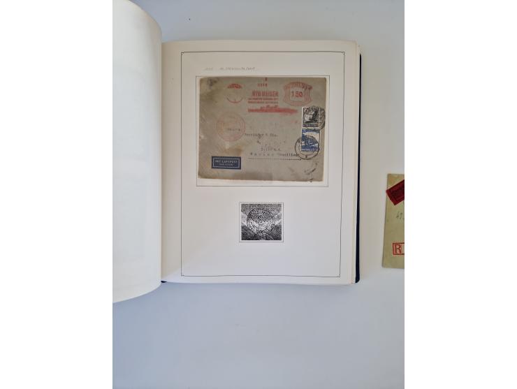 1912/60, interessante Sammlung inkl. Luftpost und etwas Ausland, dabei bessere Frankaturen, interessante Stempel und weiteren