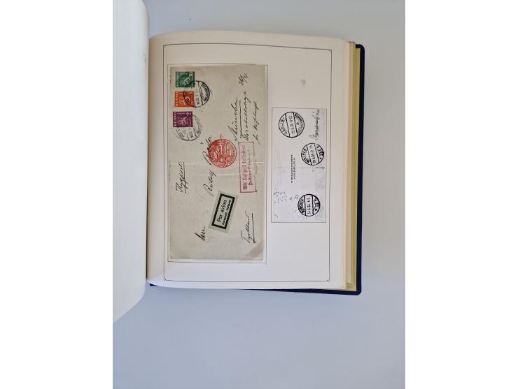 1912/60, interessante Sammlung inkl. Luftpost und etwas Ausland, dabei bessere Frankaturen, interessante Stempel und weiteren